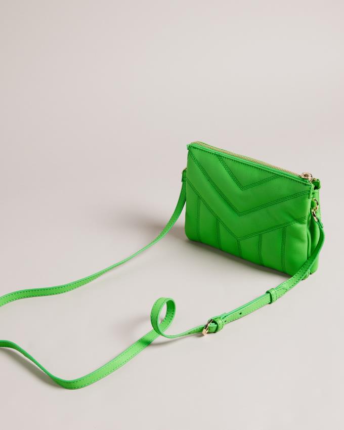 Sac Crossbody Ted Baker Quilted Puffer Vert Femme | QMN-36003435